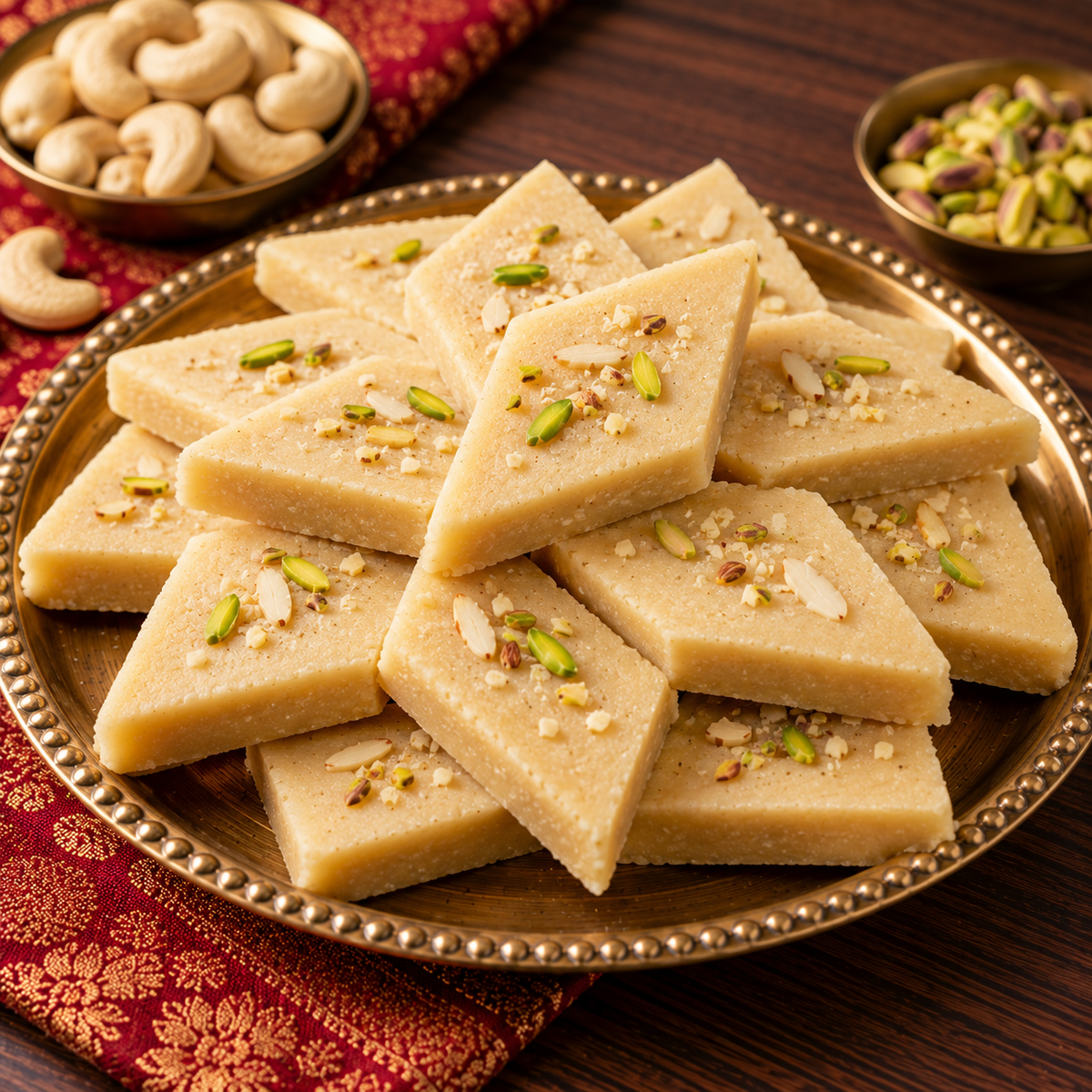 Kaju Katri (without Varakh) | કાજુ કતરી (વરખવગરની)