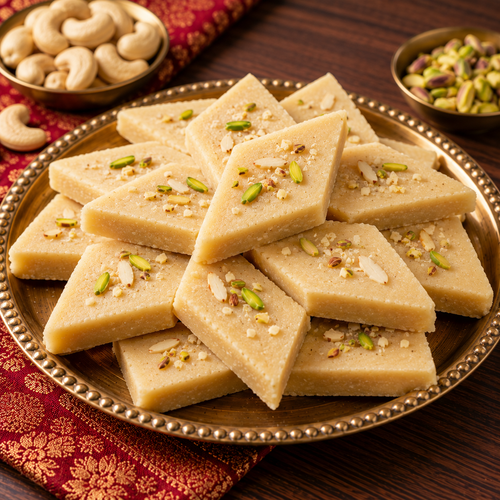 Kaju Katri (without Varakh) | કાજુ કતરી (વરખવગરની)
