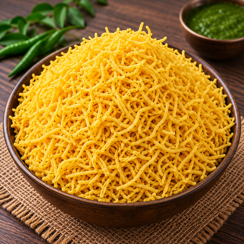 Zini Sev (Yellow) | ઝીણી સેવ (પીળી)