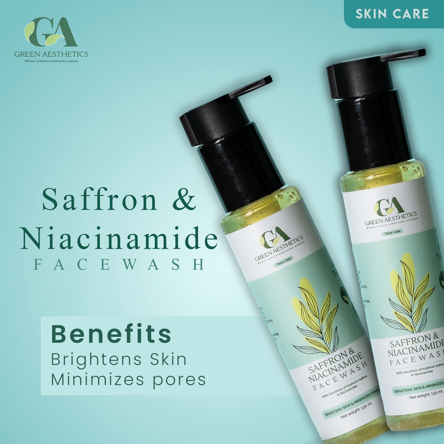 Saffron Niacinemide Facewash
