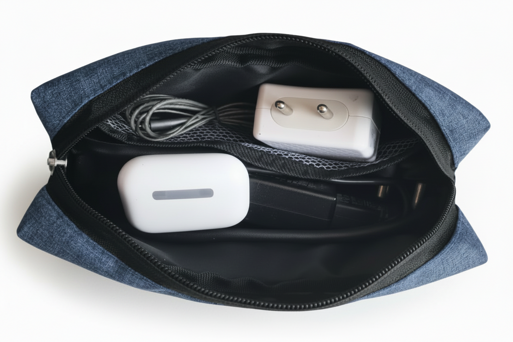 Polyester Travel Organizer Gadget Case