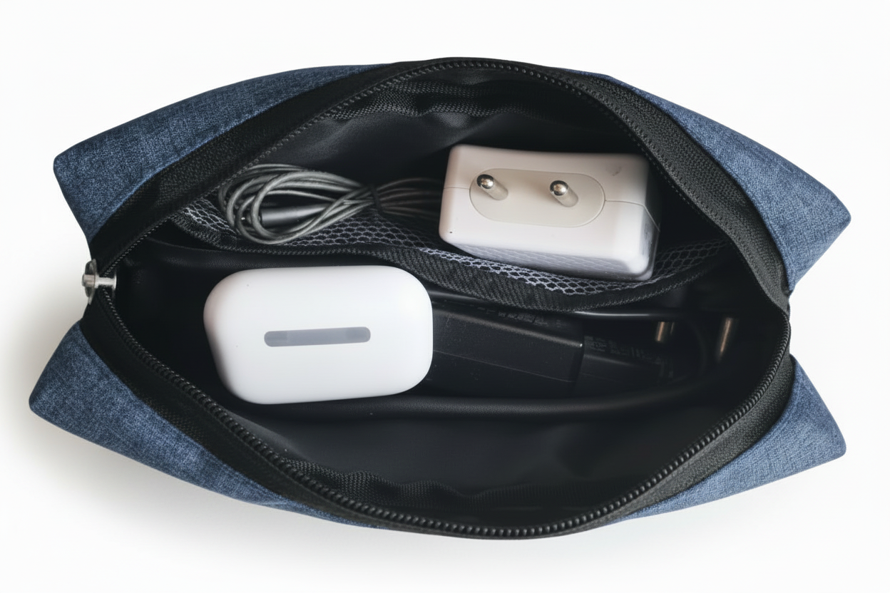 Polyester Travel Organizer Gadget Case