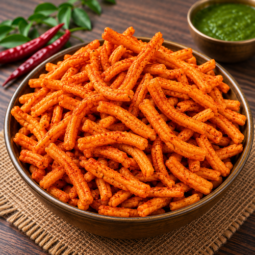 Tikhi Jadi Sev (Red) | તીખી જાડી સેવ (લાલ)