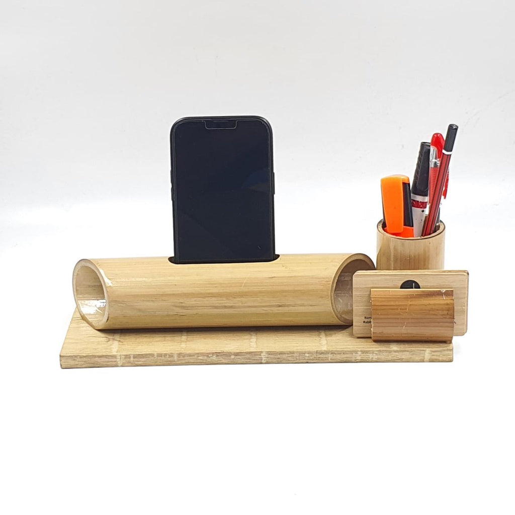 Bamboo Mobile and Desk Organizer