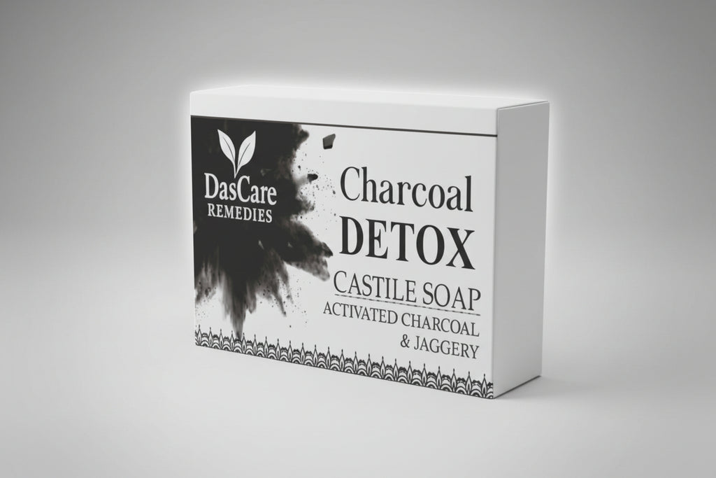 DasCare Remedies Charcoal Detox Castile Soap (Handmade)