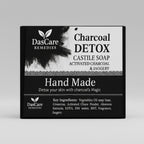 DasCare Remedies Charcoal Detox Castile Soap (Handmade)
