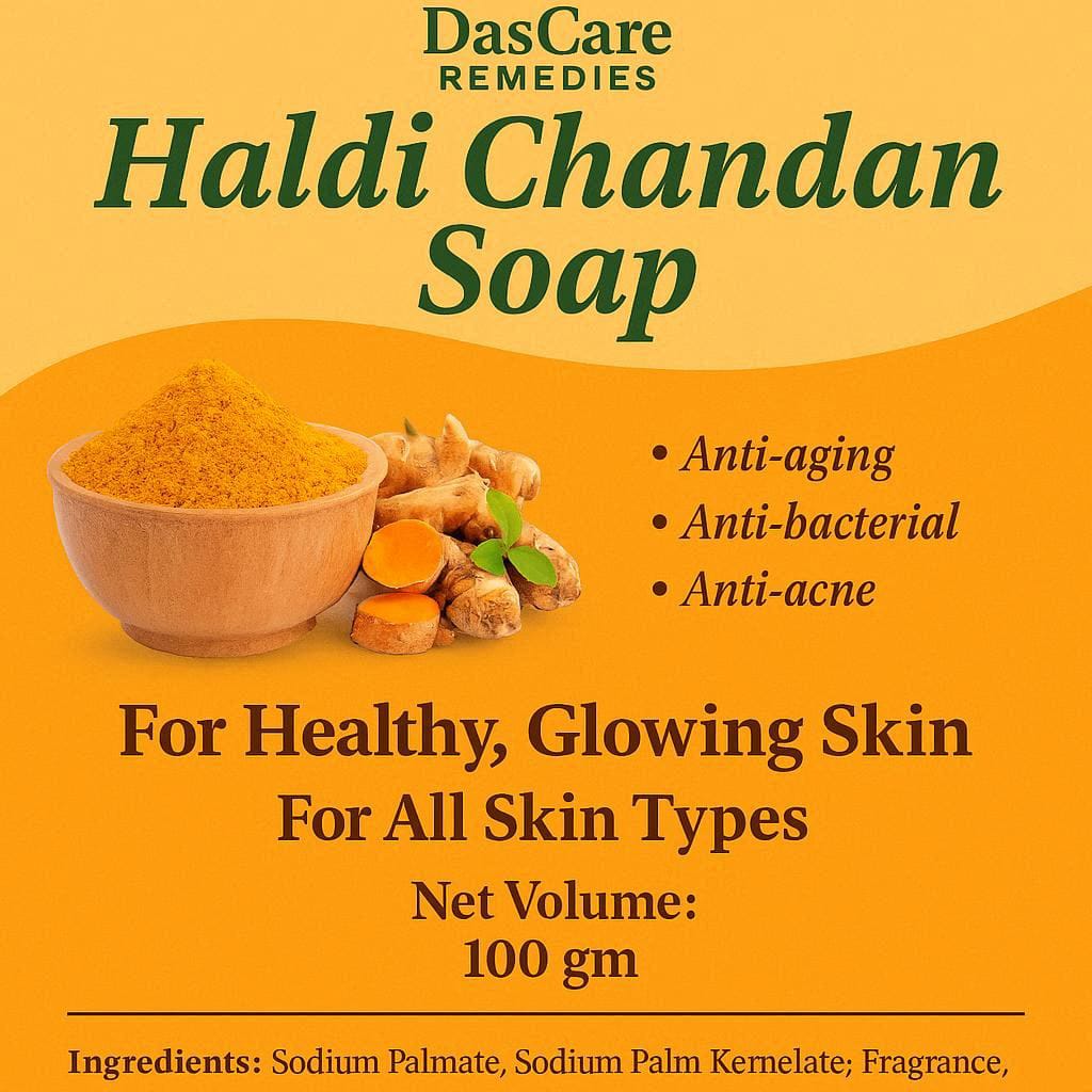DasCare Remedies Haldi Chandan Soap