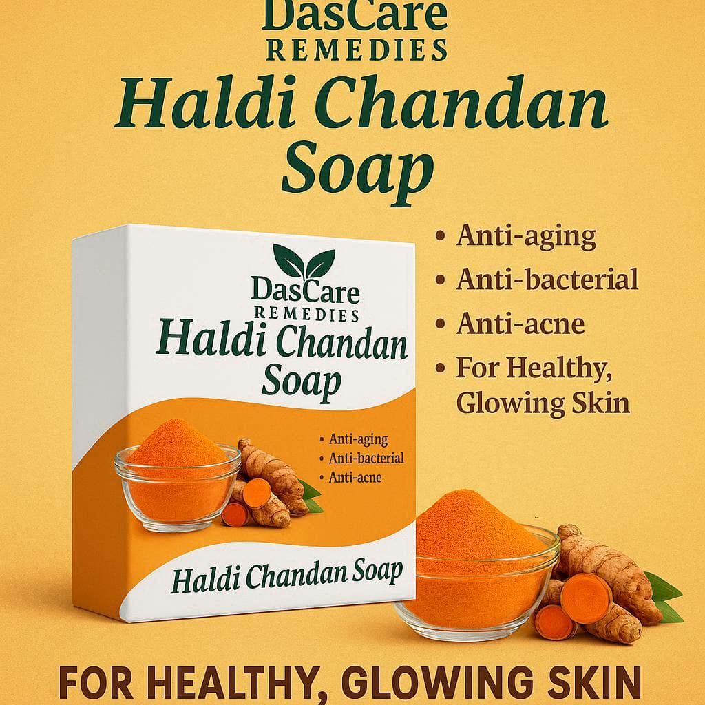 DasCare Remedies Haldi Chandan Soap