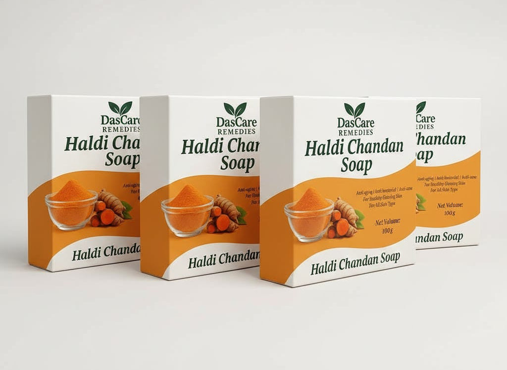 DasCare Remedies Haldi Chandan Soap