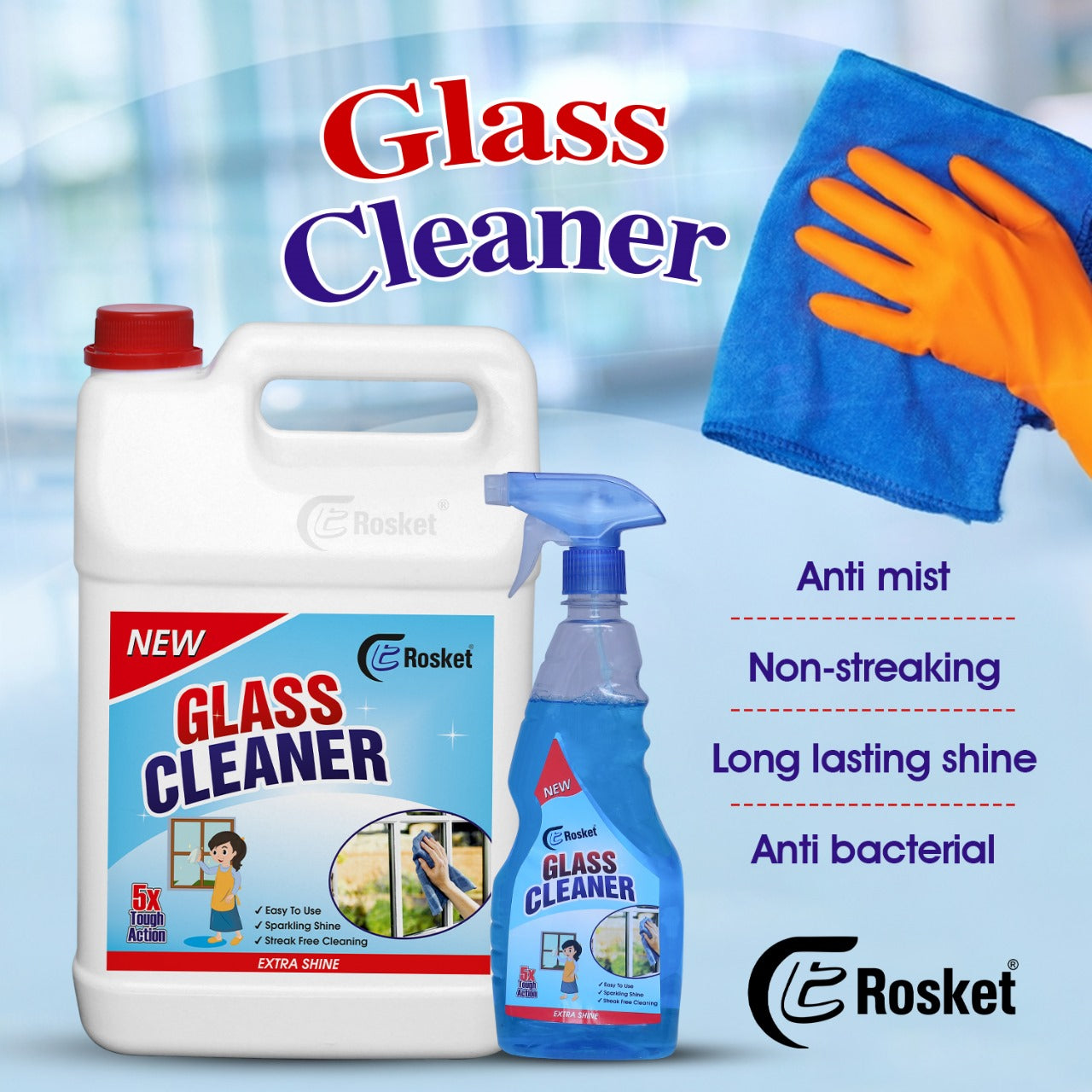 Erosket Glass Cleaner