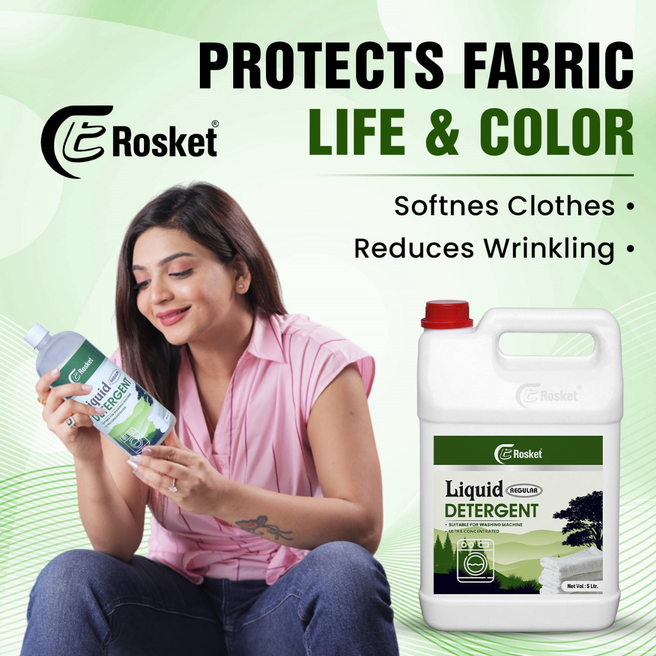 Erosket Regular Detergent Liquid